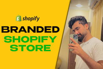 set up and design a branded shopify dropshipping store