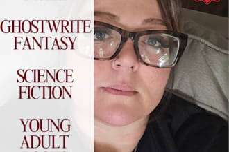 write young adult books scifi fantasy novel ghostwriter ya science fiction ebook