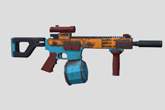 3d game asset modelling , 3d prop modelling