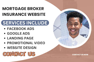 design mortgage website, mortgage calculator mortgage sales funnel website