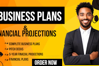 write a complete business plan with financial model