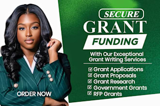 grant proposal writing, grant research, grant application, business plan, rfp