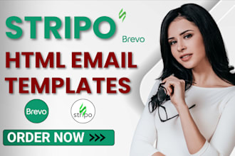 custom stripo HTML email templates klaviyo flows automation for high conversion