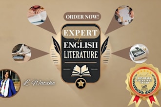 assist with literary analysis and summaries on english literature