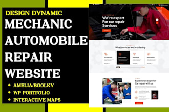design mechanic website car repair car detailing mechanic car website
