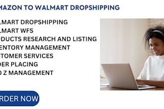 do walmart , amazon to walmart dropshipping store management