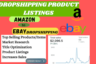 do amazon walmart to ebay shopify dropshipping trending winning products listing