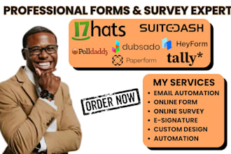 setup heyform dubsado 17hats tripetto suitedash tallyform polldaddy paperform