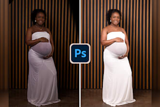 do professional maternity photo editing and retouching
