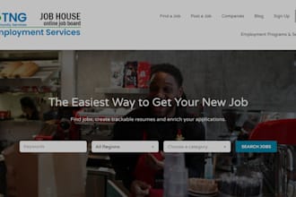create recruitment website, job recruitment website, job board, staffing website