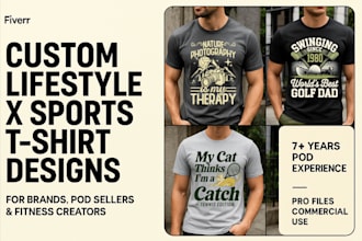 design custom lifestyle and athletic t shirts