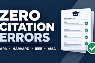 fix apa, harvard, ieee, ama citations and references