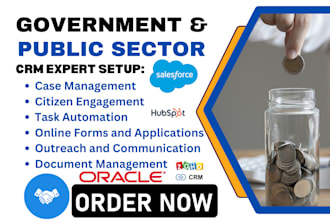 setup government and  public sector salesforce microsoftdynamic365 zoho sage crm
