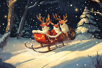 do amazing christmas card,  or invitation card design
