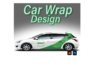 create awesome car wrap and vehicle wrap design