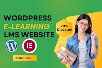 build e learning website, lms website, tutor, membership website