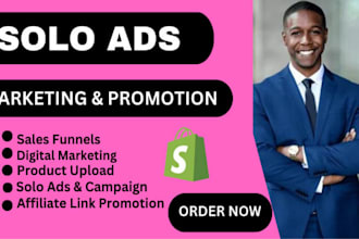 usa solo ads campaign click bank affiliate link promotion mlm lead generation