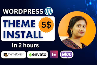 install themeforest theme customize and import demo content in wordpress