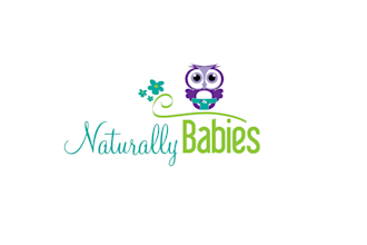 create naturally babies brand business logo design