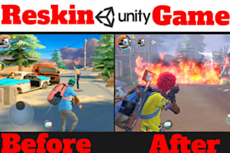 reskin unity 2d game development unity 2d mobile game app design unity developer
