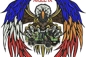 do embroidery digitizing, logo,digitize image for embroidery in all formats asap