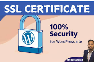 install free lifetime SSL certificate and secure padlock