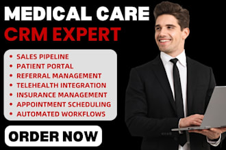 setup medical healthcare hospital clinical therapy patient caregiver surgery crm