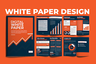 design an editable white paper for you