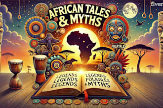 write african tales, legend, folklore, folktale and myths for you