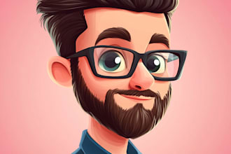 design, caricature mascot logo, modern cartoon