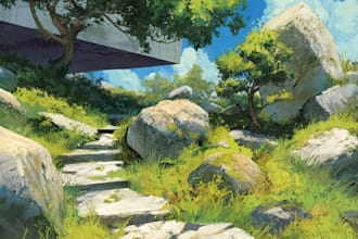 design a environment concept art landscape design