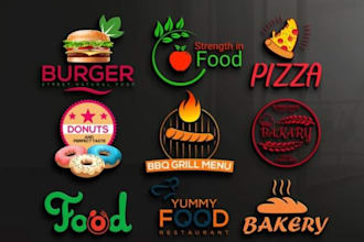 make catering chef baker kitchen gluten free bakery logo