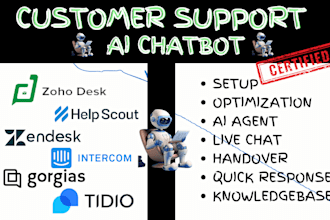 build setup zendesk gorgias intercom manychat shopify ai agent chat bot flow CRM