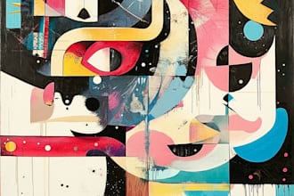 do illustration expresionism art, graffity, abstract