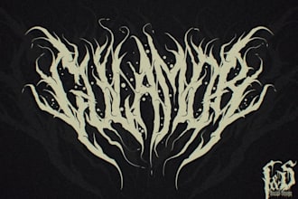 death metal logo, metalcore,deathcore, for band, brands, clothing