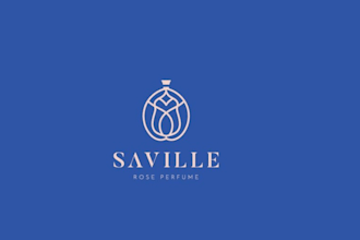 create professional and unique perfume logo design