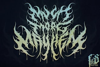 design extreme graffiti tag, nu metal, phonk and trap metal band logo