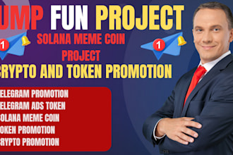telegram crypto promotion, telegram ads, token promotions, solana, meme coin