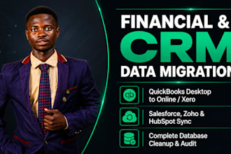 migrate quickbooks desktop online xero salesforce zoho hubspot crm data cleanup