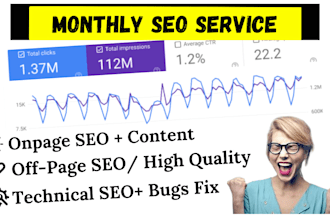 do monthly SEO service