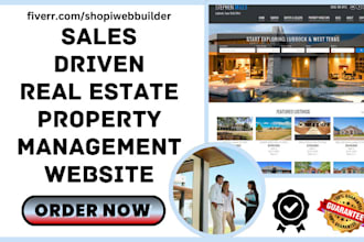 build real estate website property management agent realtor website we buy house