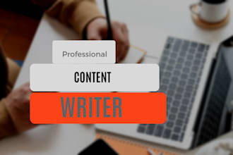 be your professional content writer for any niche