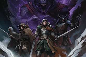 create your oc character or party for dnd or any fantasy oc