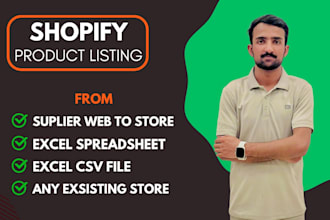 do product listing on shopify stores