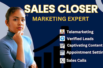 be your sales representative sales closing sales rep lead generation expert