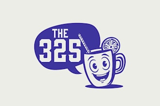 design retro coffee cocktail bar logo