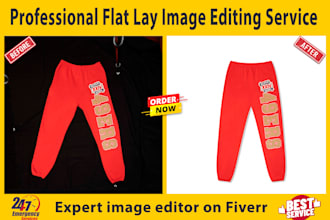 flat lay clothing editing apparel retouching in photoshop with fast delivery