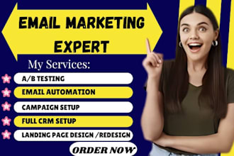 setup mailerlite, brevo, landing page, email template, campaign, email workflow