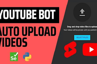 build livestreaming bot, tiktok bot, instagram bot, youtube API bot, in python
