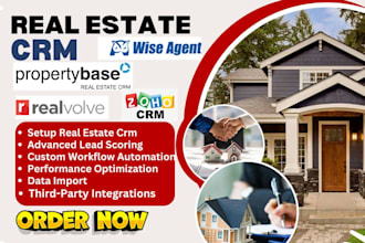 do real estate crm realvolve freshsales propertybase wise agent hubspot zoho CRM